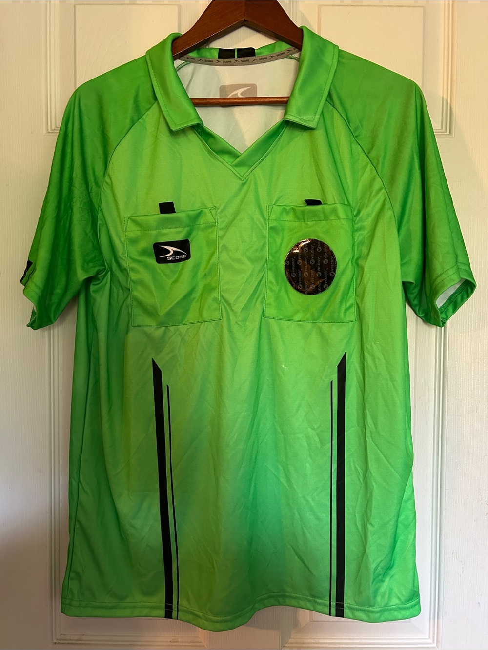 Green Referee Short Sleeve Shirt by Score